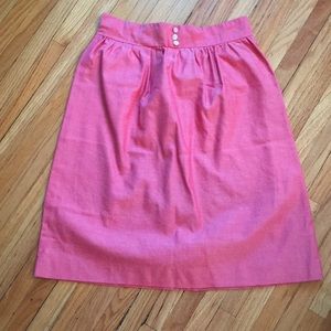 Pretty pink vintage A line skirt